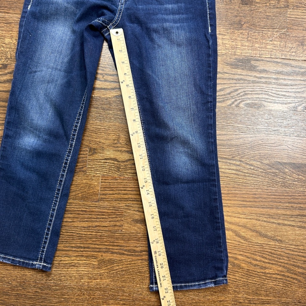 Silver Jeans Co Suki Womens 27 Mid Capri Dark Wash Denim Cropped - Picture 6 of 10
